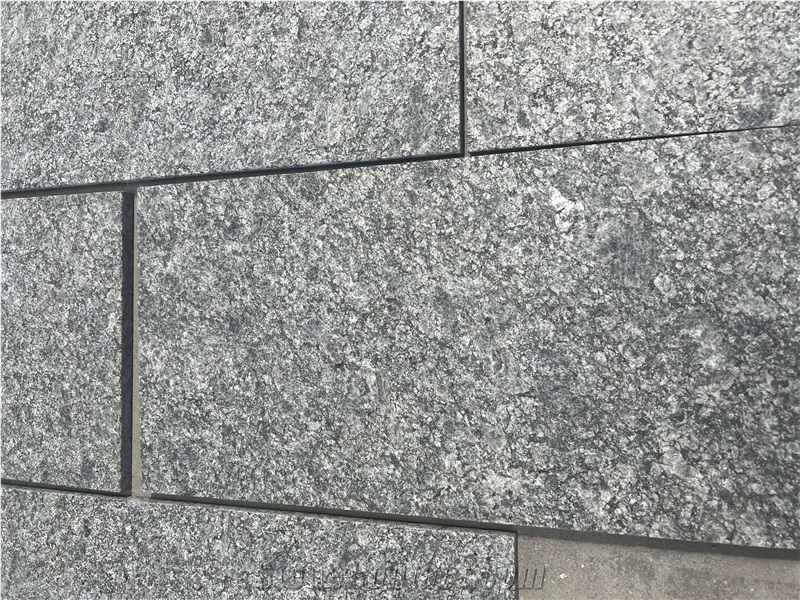 Steel Grey Granite Tile Flamed Grey Granite Walll Cladding