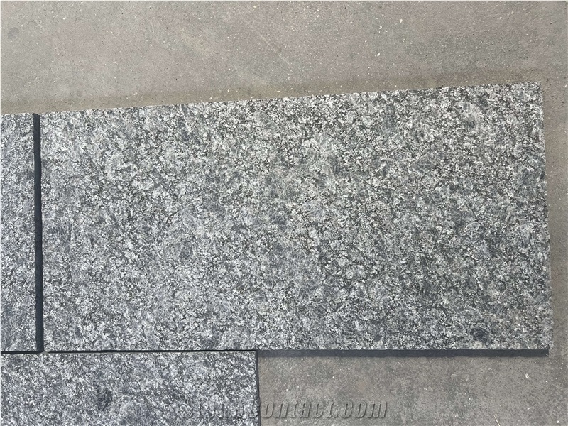 Steel Grey Granite Tile Flamed Grey Granite Walll Cladding