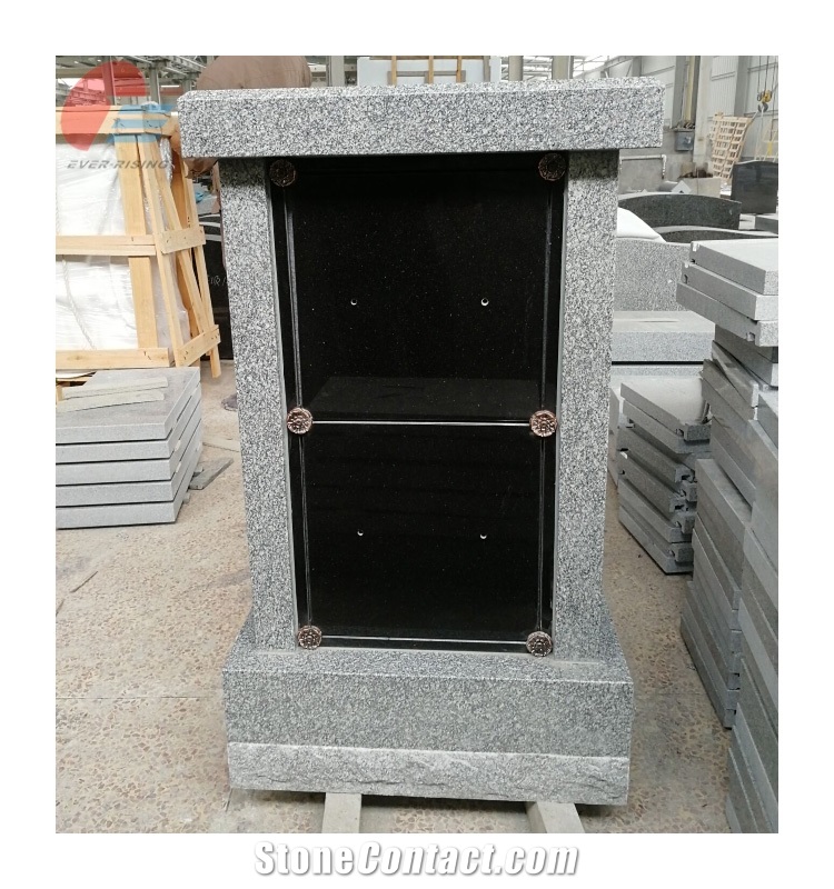 2 Niche Imperial Grey Granite Columbairum For Cremation