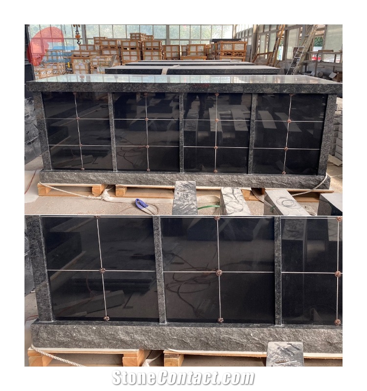 Steel Gray 48 Niches Double Sided Columbarium For Community