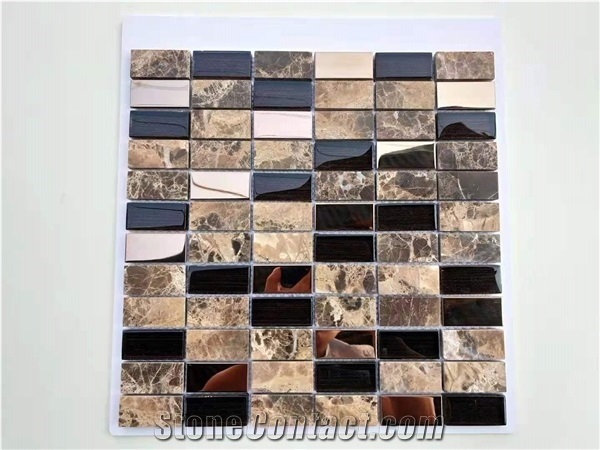 Glass Mosaic Tiles New Patterns Customer Size