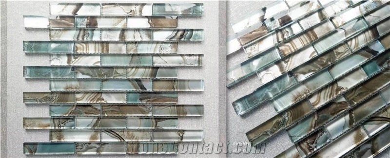 HOTSALE Glass Mosaic Tiles New Patterns Customer Size