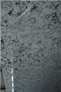 White Engineered Quartz Somersault Cloud - Factory Price