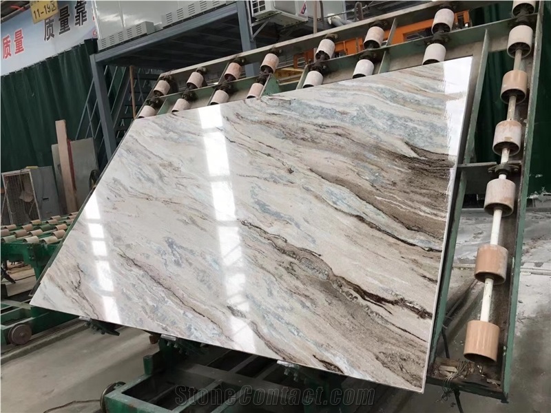 HOT!! Waterfall Blue Wave Marble, Factory Price