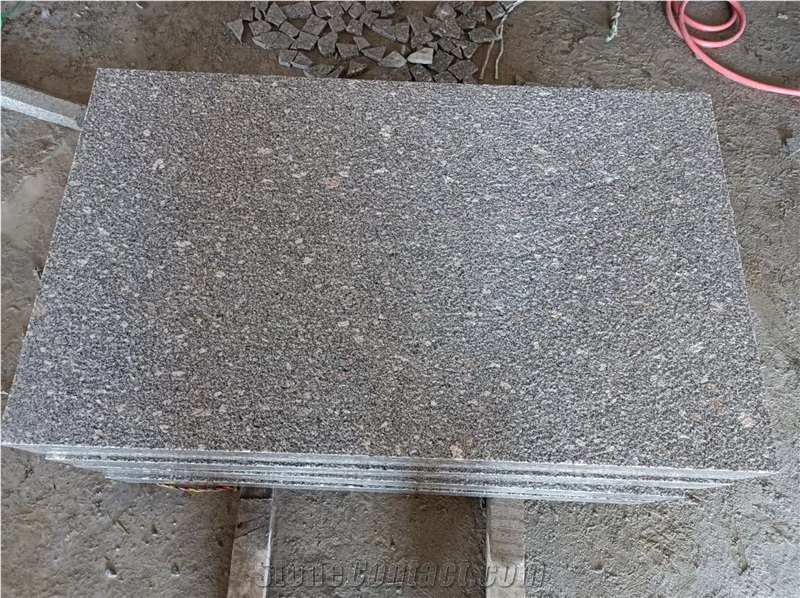 Chopped G375 Granite Paving, Rough Surface Granite Paver
