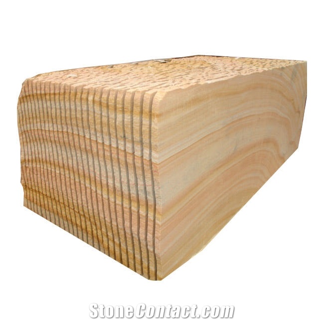 Yellow Wood Vein Sandstone Tile & Slab India Beige Sandstone