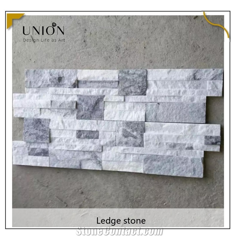 UNION DECO Natural Stacked Stone Panel Wall Ledge Stone