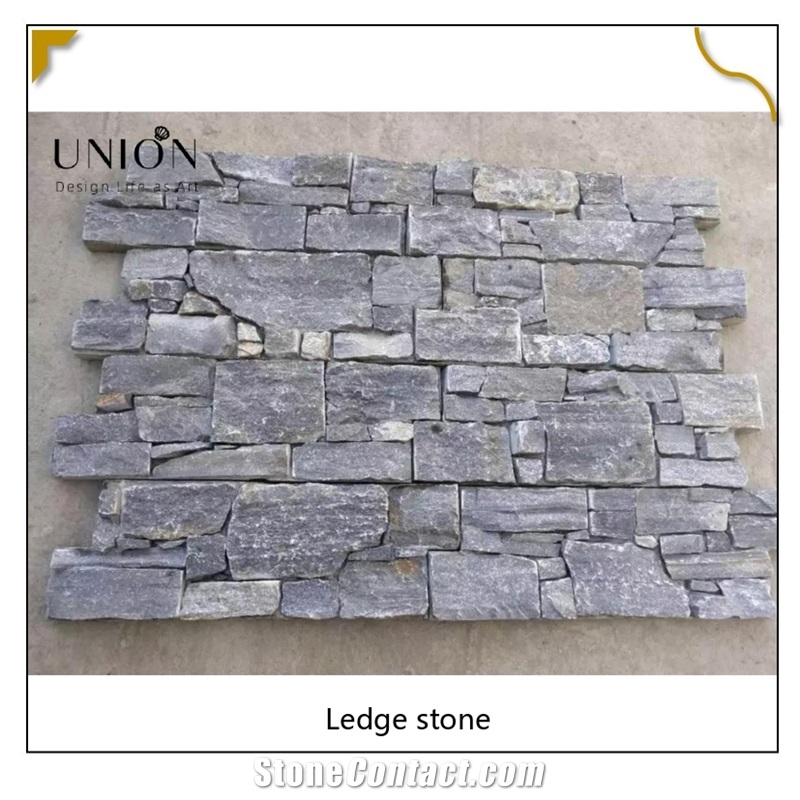 UNION DECO Slate Stone Fireplace Surrounding Stone Tile