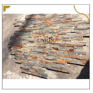 UNION DECO Slate Stone Multicolor Slate Culture Stone Veneer