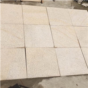 G682 Yellow Granite Pavers 3Cm Flamed