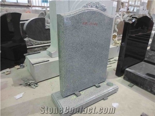 Cemetery Usage Gray Granite Upright Monument