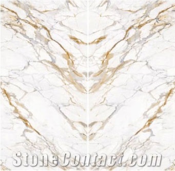 Calacatta Platinum Double Side Slab Sintered Stone Slabs