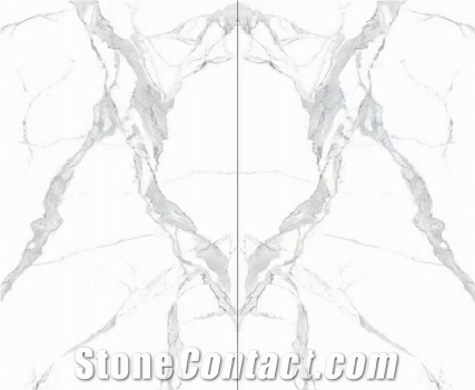Calacatta White Double Side Sintered Stone Slab