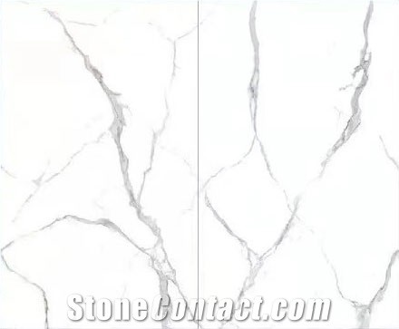 Lorenz White Double Side Slab Sintered Stone Wall Panels