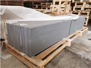 Black Sandstone Block Steps Rock Faced Edge Stone Step