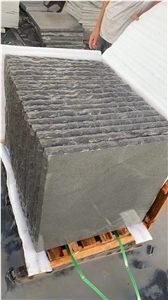 Black Sandstone Wall Caps Natural Edge Wall Coping