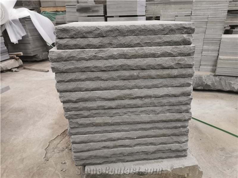 Black Sandstone Wall Caps Natural Edge Wall Coping