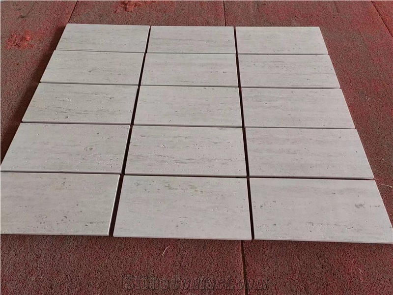Ivory White Travertine Slabs & Bathroom Tiles Top A Grade