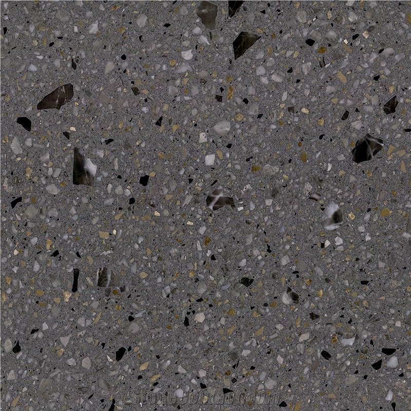 DXW214 Atlantic Grey Terrazzo Artificial Stone