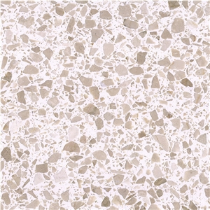 DXW302 Gold Coast Terrazzo Golden Big Slab Tile