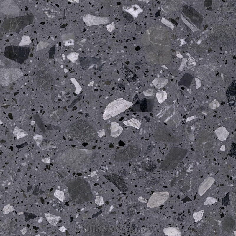 DXW304 Custer Grey Artificial Stone Precast Terrazzo