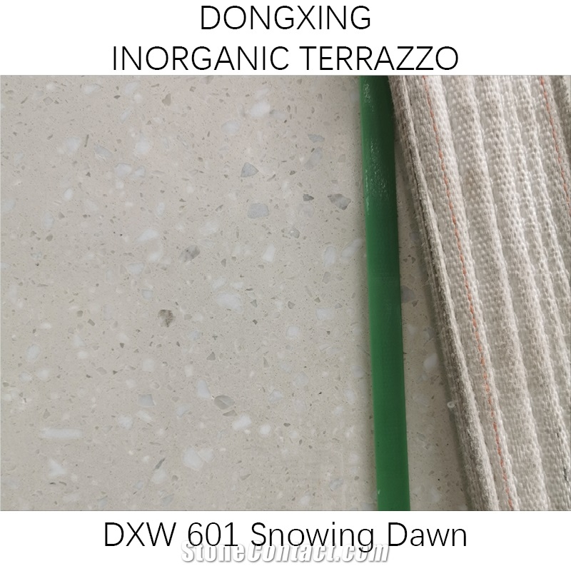 DXW601A Tianshan Twilight Snow Terrazzo Artificial Stone