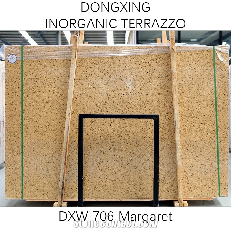 DXW706 Margaret Terrazzo Yellow Artificial Stone
