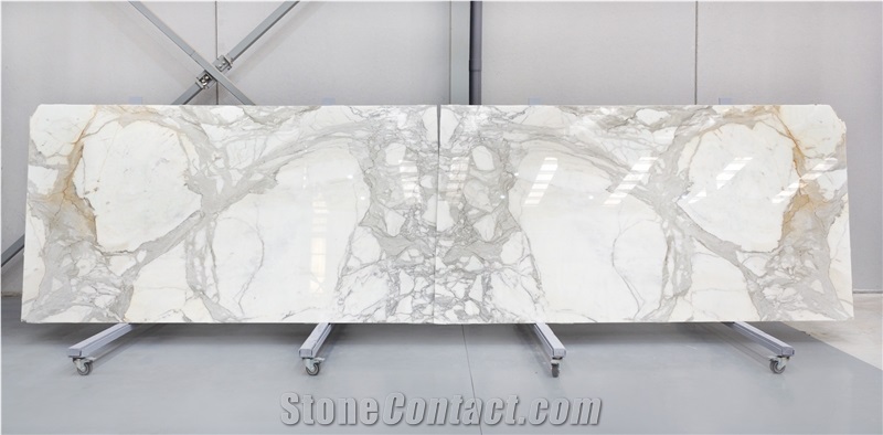 Calacatta Gold Marble Bookmatch Slabs