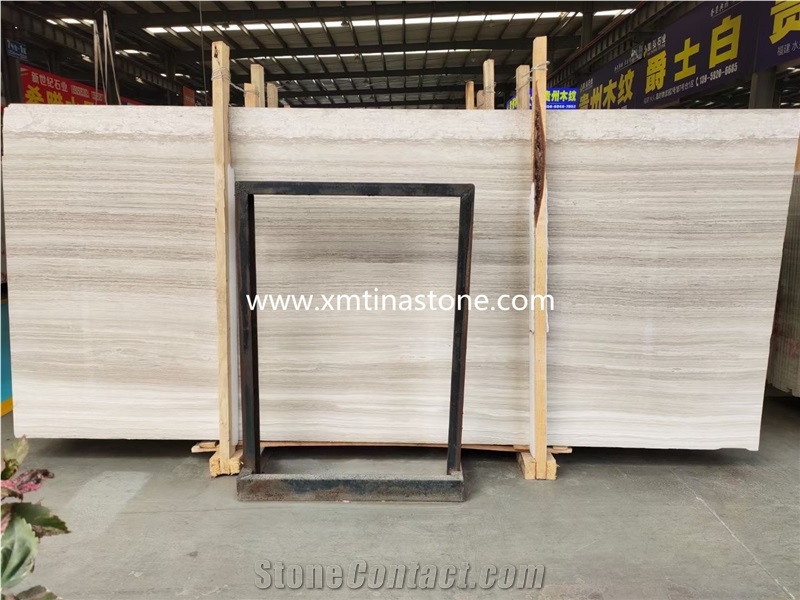 China Marble Wooden White Slab Wall Decoration