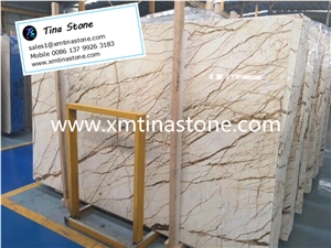 Golden Spider Marble Slabs Tiles