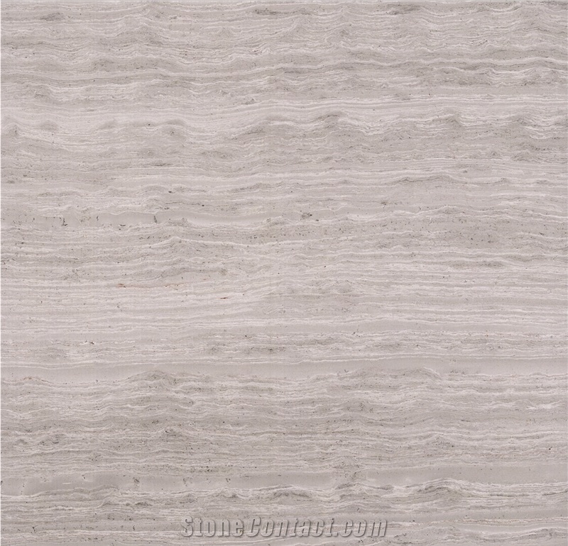 High Class White Wooden Grain Marble