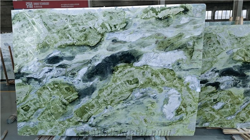 Ice Green Marble Wall Floor Slabs
