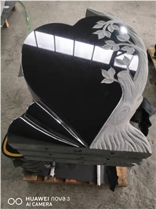 Gravestone ,Black Polished Tombstone