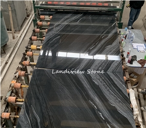 Black Quartzite New Black Tempest Slabs For Floor Wall