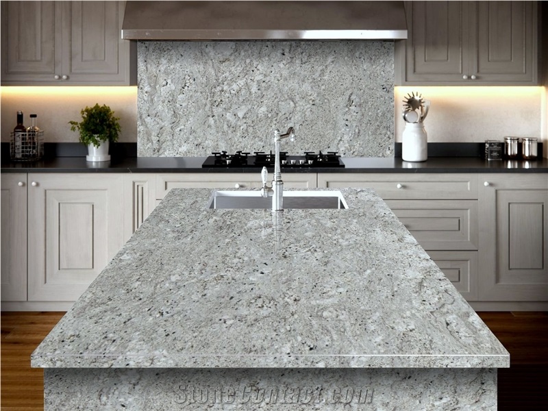 Andino White Granite Slabs, Granite Tiles