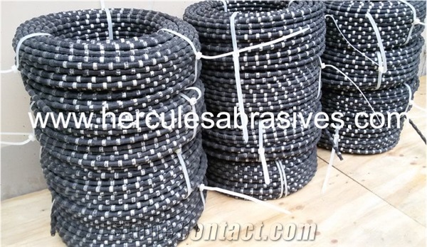 Rubber Diamond Wire Saw For Granite Quarry Cutting Fast
