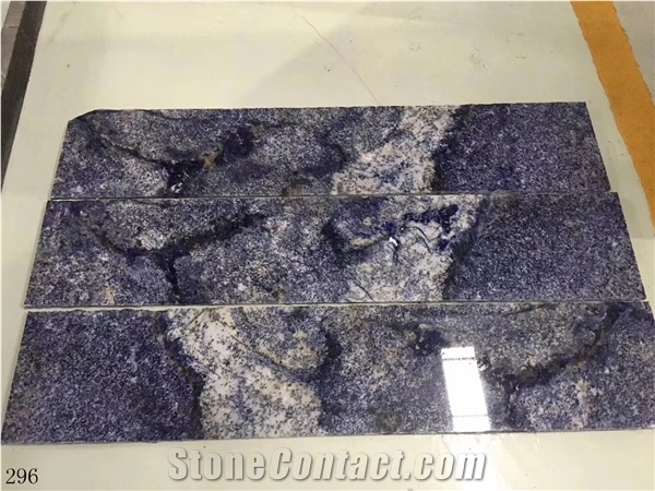 Blue Sapphire Granite Wall Tile Slab