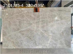 Brazil Taj Mahal Quartzite White Polished For Project Slabs