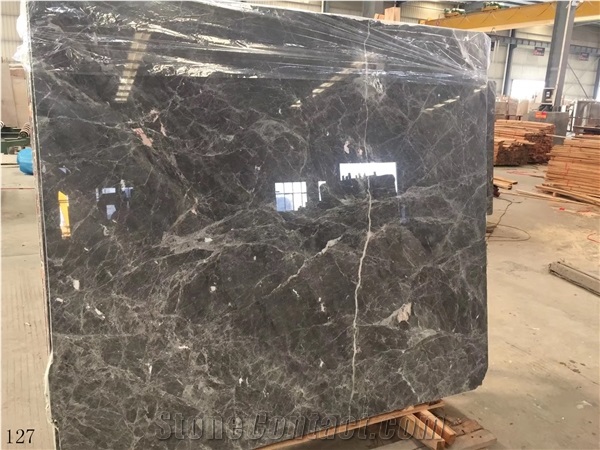 China Silver Sable Marble 1.8Cm Polished For Project Slabs