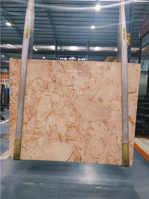 Feng Qiuhuang Phoenix Golden Marble Slab In China Market