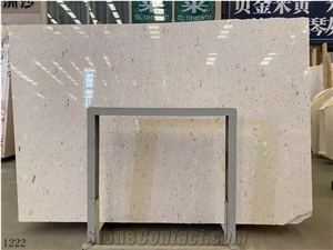 Italy Crema Pearl Beige Limestone For Flooring Project Tile