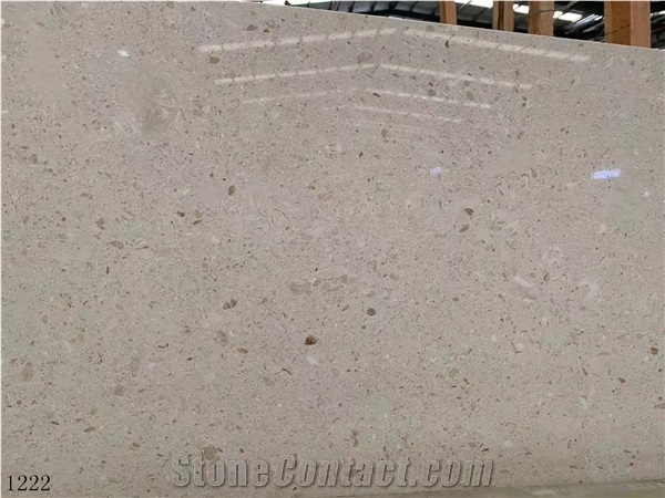 Italy Crema Pearl Beige Limestone For Flooring Project Tile