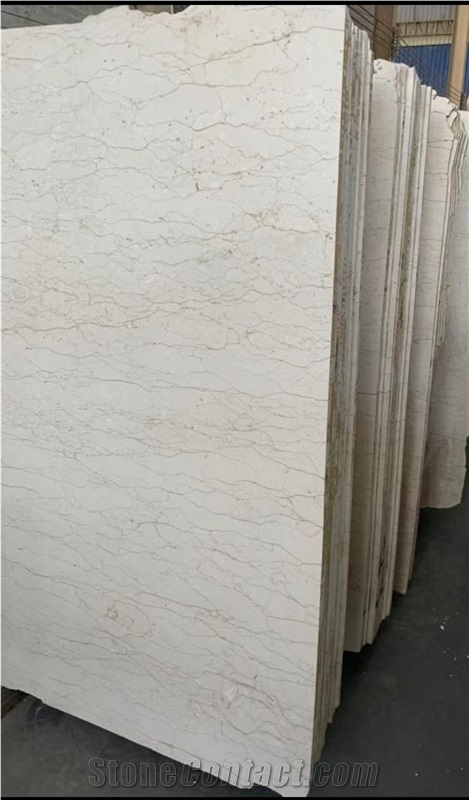 Italy Marmo Bianco Perlino Marble Crema Asiago Slab Tiles