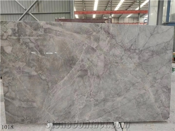 Italy Silver Statuario Marble Large Slabs For Bedroom Design