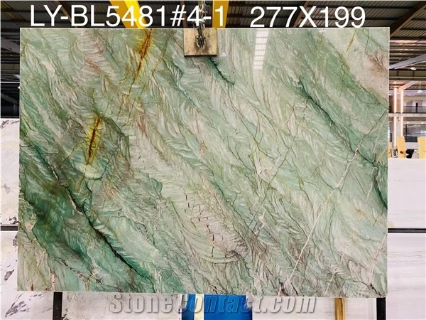 Royal Green Marble Jade Slab Wall Tile