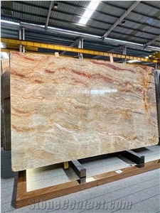 South American Ground Nacarado Quartzite Van Gogh Slab Tile