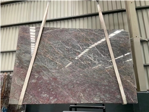 Suprem Salome Marble Aphrodite Pink Bordo Grizo Slab Tile