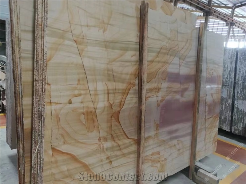 Teak Wood Marble Burma Wooden Slab In China Stone Market