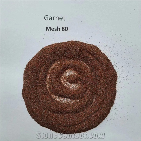 Water Filter Garnet Sand 80 Mesh For Cnc Water Jet Cutting