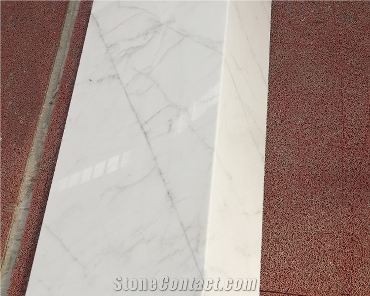 Elba White Marble 305*610Mm Polished Floor Tiles
